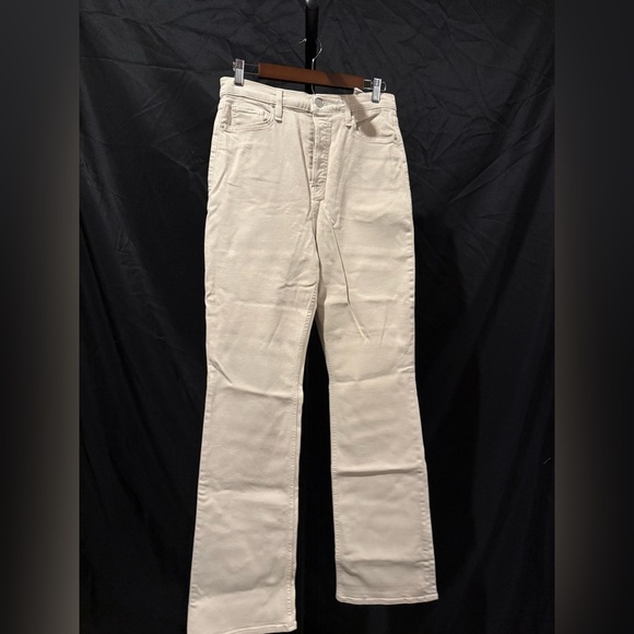Hudson size 30 Classic Cream Women's Ultra High Rise Flare Jeans - Picture 1 of 10